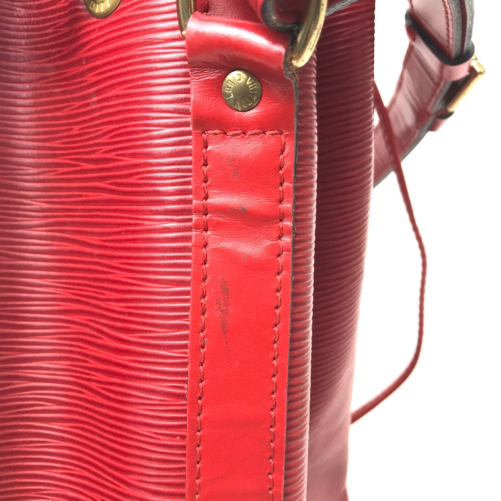LOUIS VUITTON Shoulder Bag M44107 Epi Leather Red Epi Petit Noe Women Used Authentic