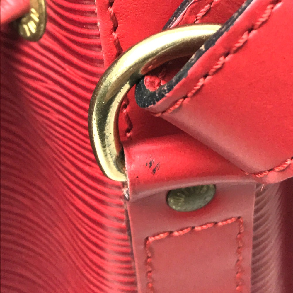 LOUIS VUITTON Shoulder Bag M44107 Epi Leather Red Epi Petit Noe Women Used Authentic