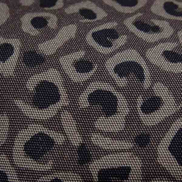 GUCCI Clutch bag Canvas, leather gray Leopard print