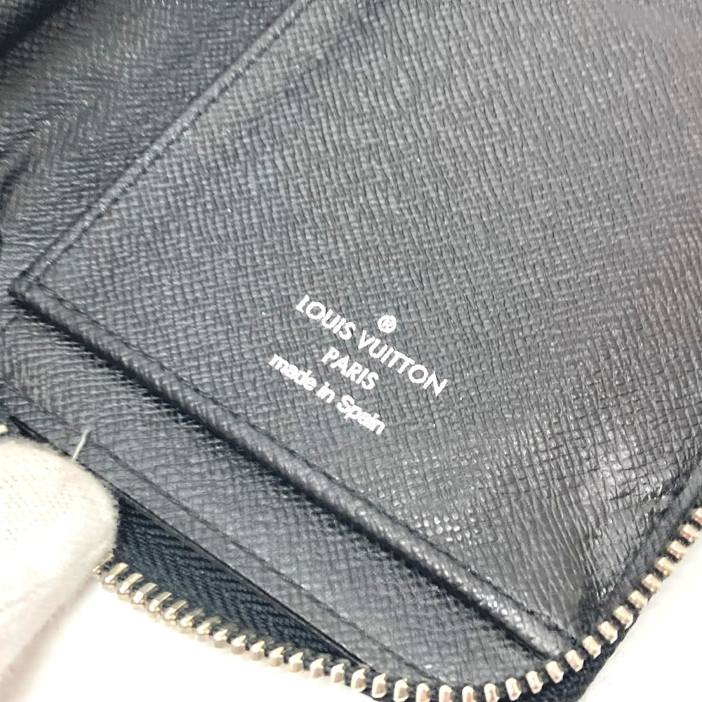 LOUIS VUITTON Long Wallet Purse N63095 Damier Grafitto Canvas black Zippy Wallet Vertical