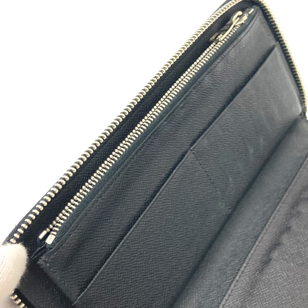 LOUIS VUITTON Long Wallet Purse N63095 Damier Grafitto Canvas black Zippy Wallet Vertical