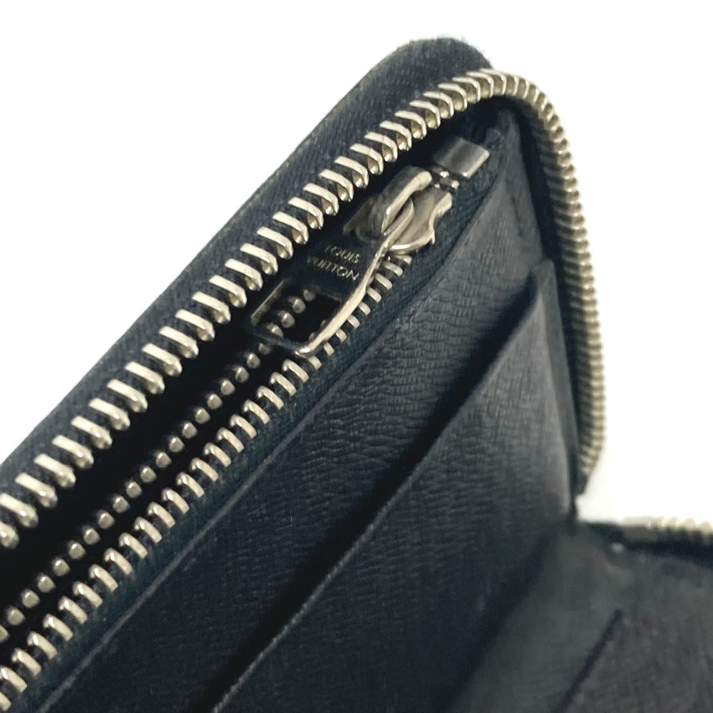 LOUIS VUITTON Long Wallet Purse N63095 Damier Grafitto Canvas black Zippy Wallet Vertical