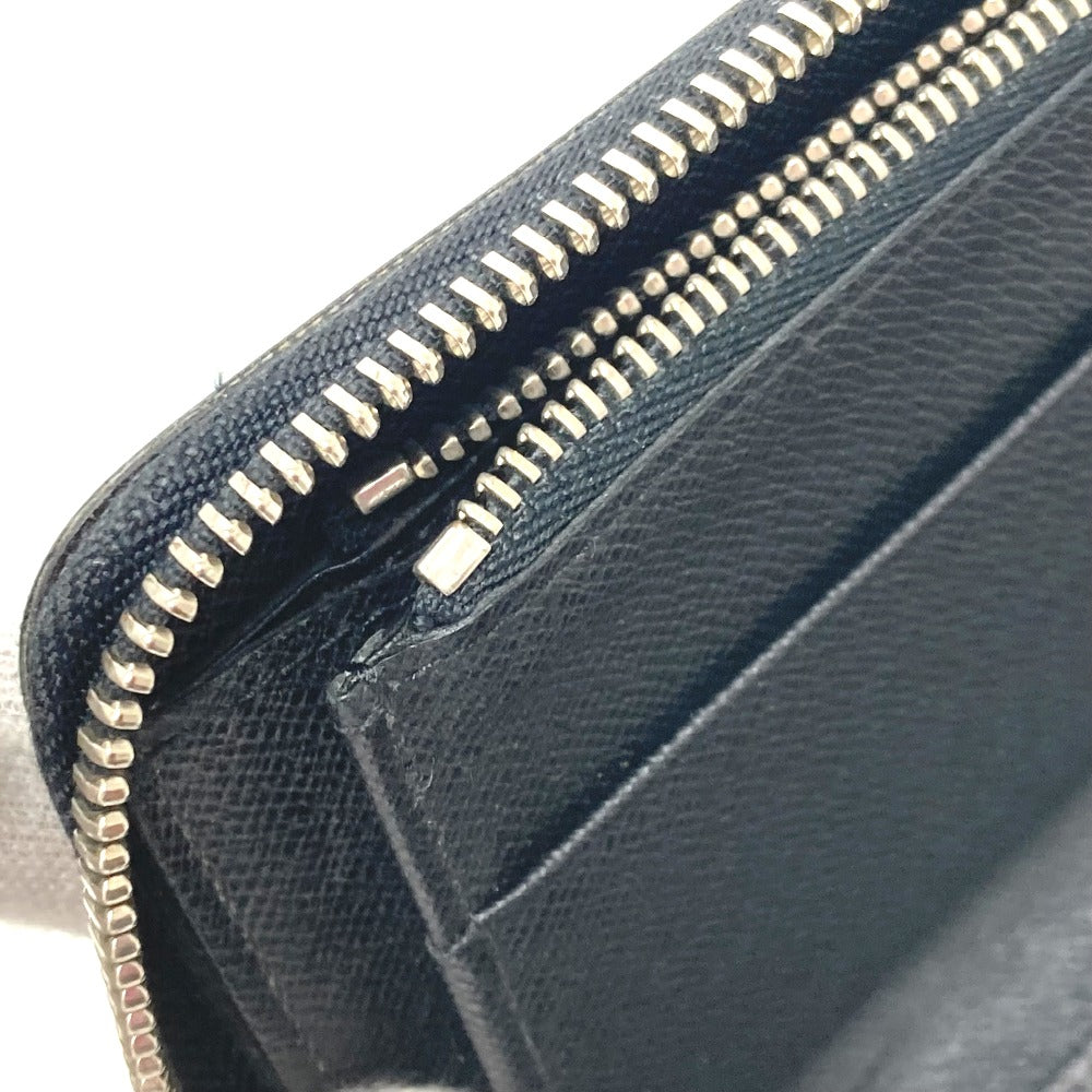 LOUIS VUITTON Long Wallet Purse N63095 Damier Grafitto Canvas black Zippy Wallet Vertical