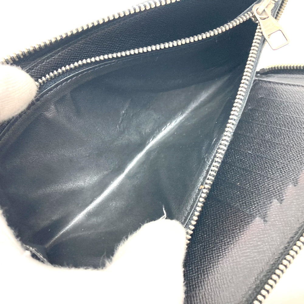 LOUIS VUITTON Long Wallet Purse N63095 Damier Grafitto Canvas black Zippy Wallet Vertical