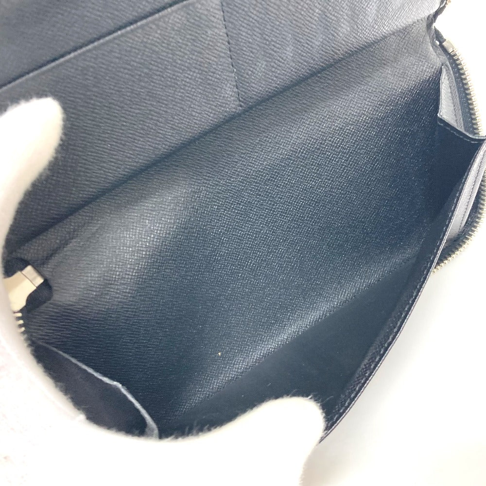 LOUIS VUITTON Long Wallet Purse N63095 Damier Grafitto Canvas black Zippy Wallet Vertical