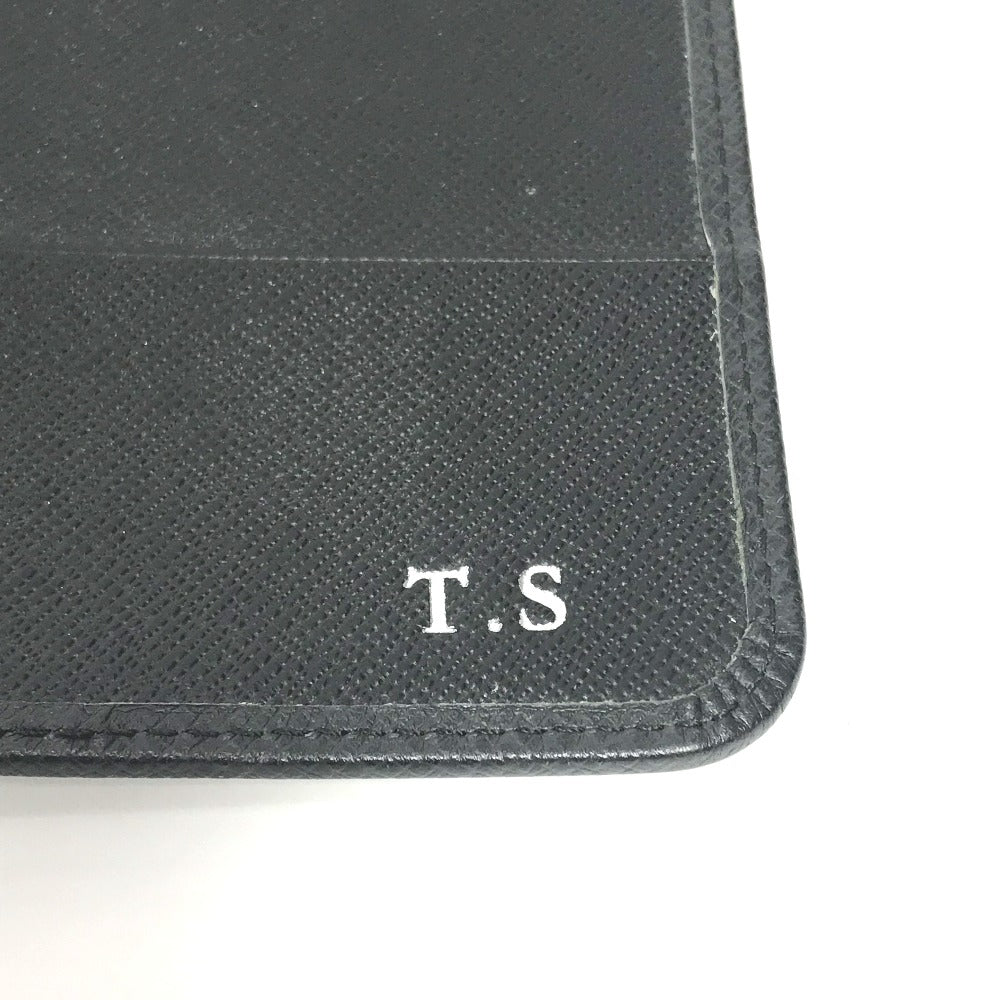 LOUIS VUITTON Note cover R20409 Taiga Leather black Taiga Agenda Bureau
