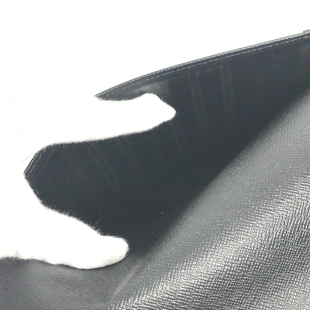 LOUIS VUITTON Note cover R20409 Taiga Leather black Taiga Agenda Bureau