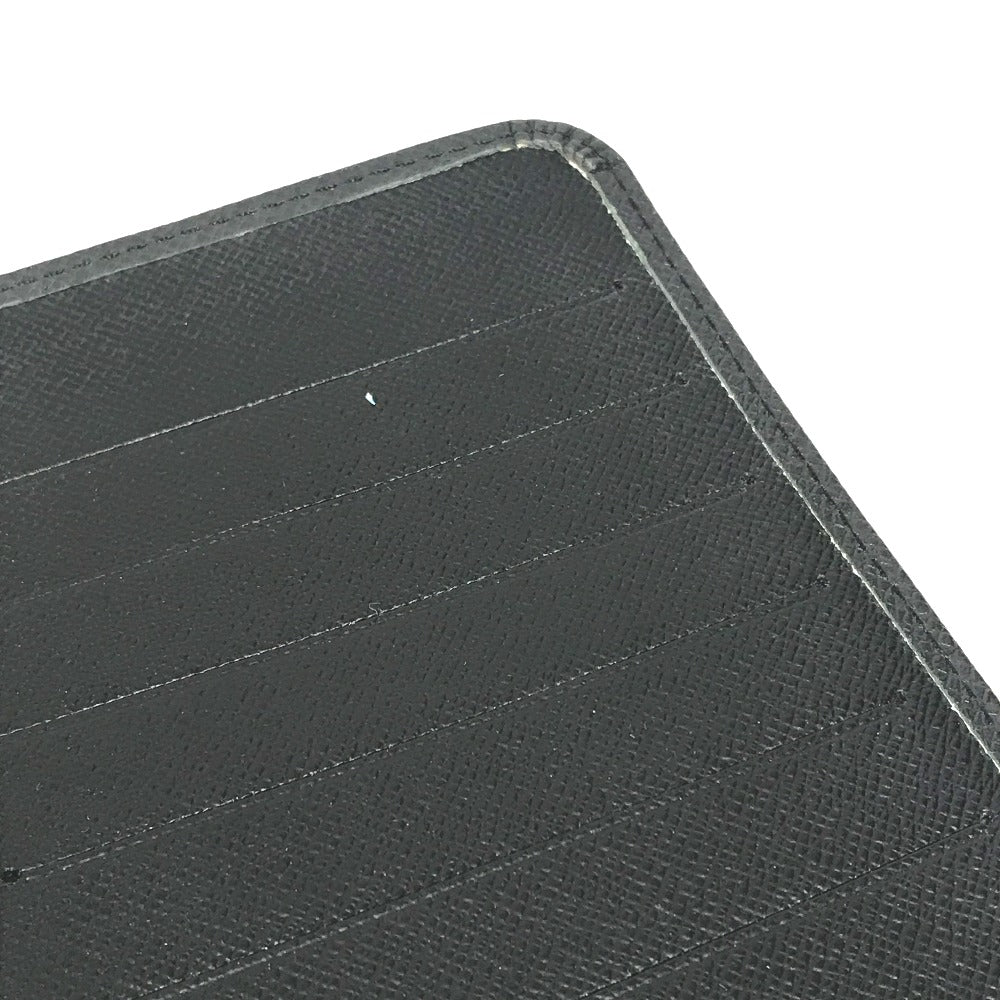 LOUIS VUITTON Note cover R20409 Taiga Leather black Taiga Agenda Bureau
