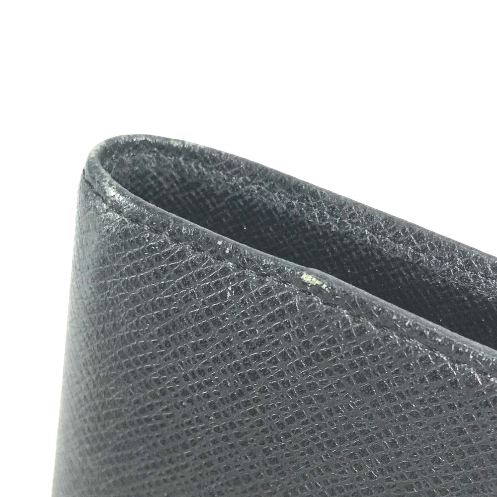 LOUIS VUITTON Note cover R20409 Taiga Leather black Taiga Agenda Bureau