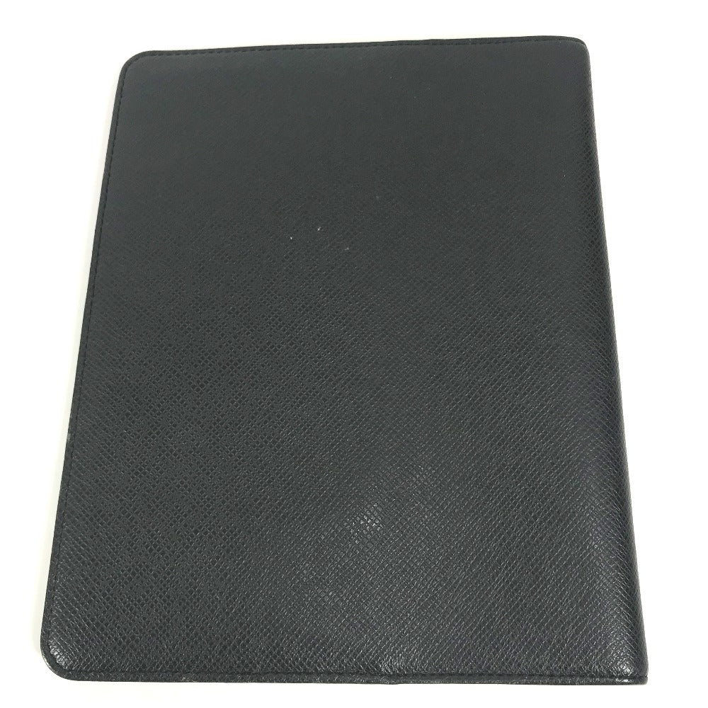 LOUIS VUITTON Note cover R20409 Taiga Leather black Taiga Agenda Bureau