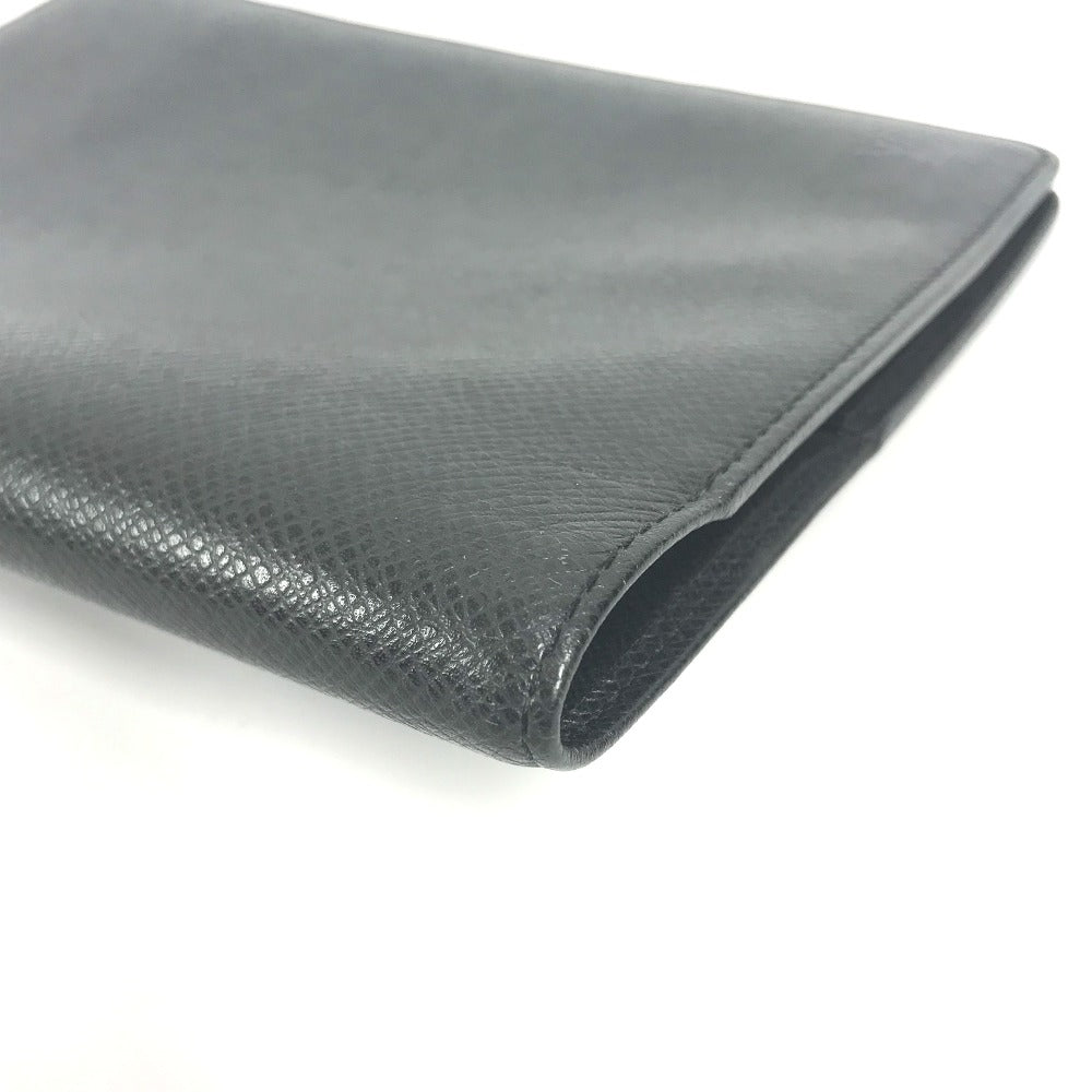 LOUIS VUITTON Note cover R20409 Taiga Leather black Taiga Agenda Bureau