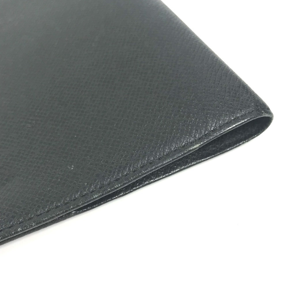 LOUIS VUITTON Note cover R20409 Taiga Leather black Taiga Agenda Bureau