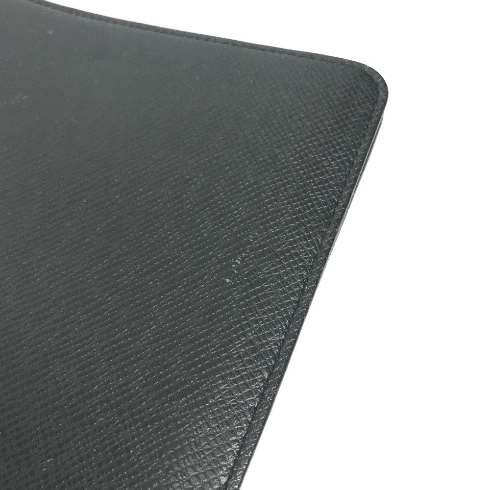 LOUIS VUITTON Note cover R20409 Taiga Leather black Taiga Agenda Bureau