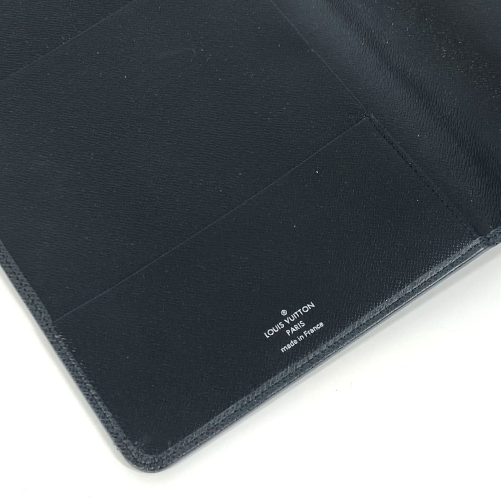 LOUIS VUITTON Note cover R20409 Taiga Leather black Taiga Agenda Bureau