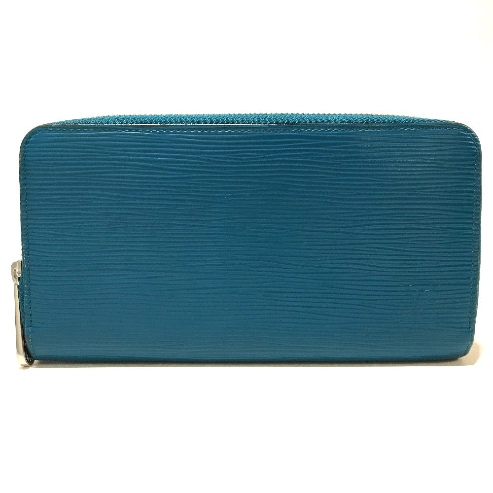 LOUIS VUITTON Long Wallet Purse M60311 Epi Leather blue Epi Zippy wallet