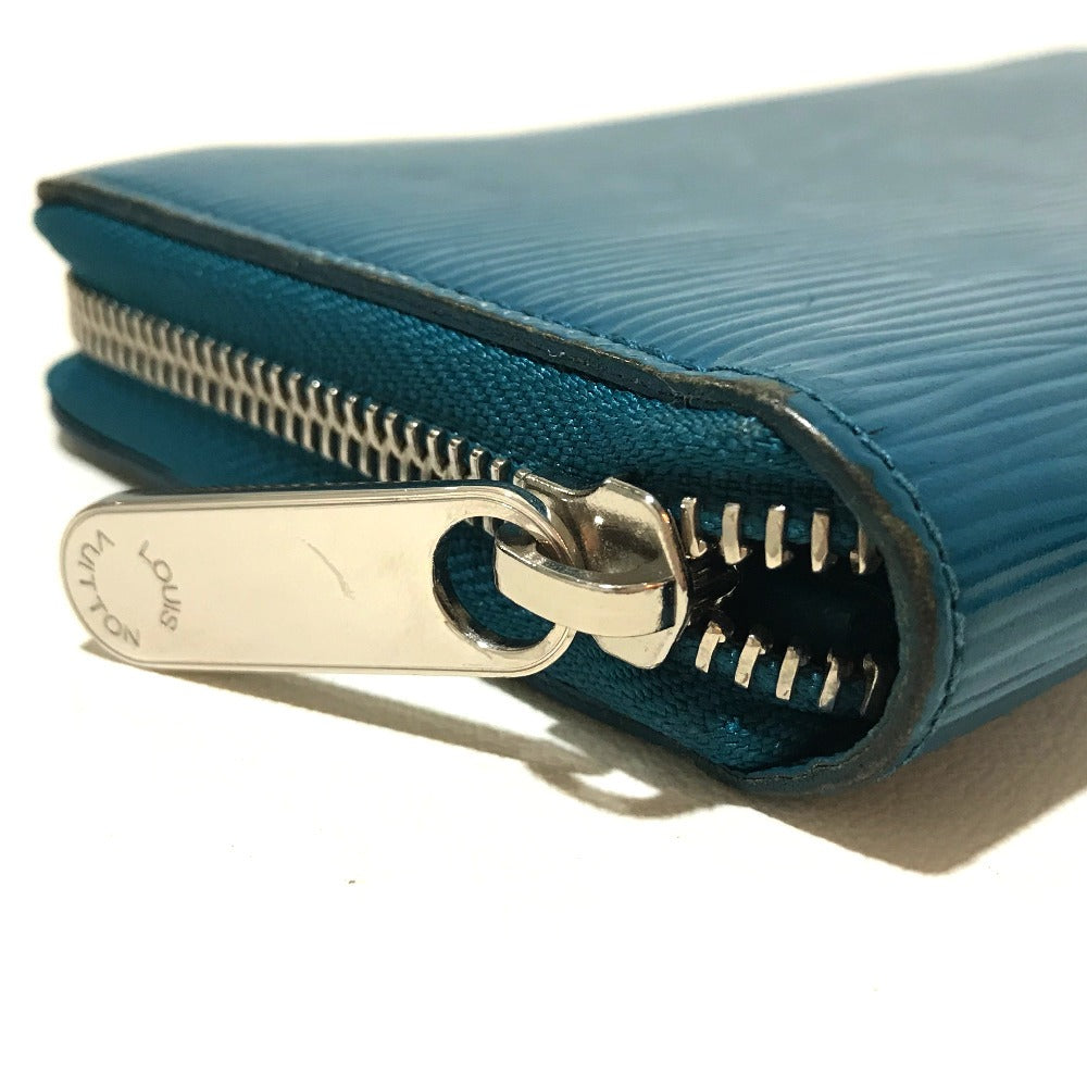 LOUIS VUITTON Long Wallet Purse M60311 Epi Leather blue Epi Zippy wallet