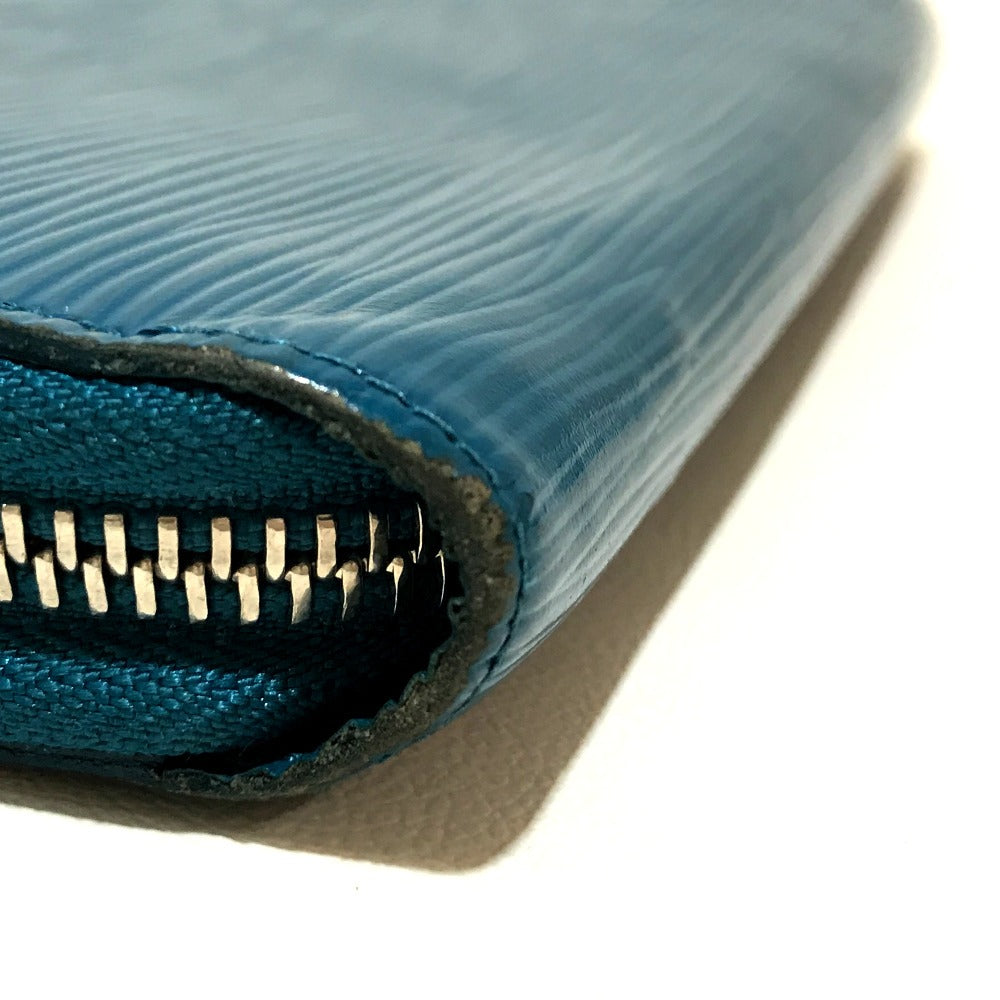 LOUIS VUITTON Long Wallet Purse M60311 Epi Leather blue Epi Zippy wallet