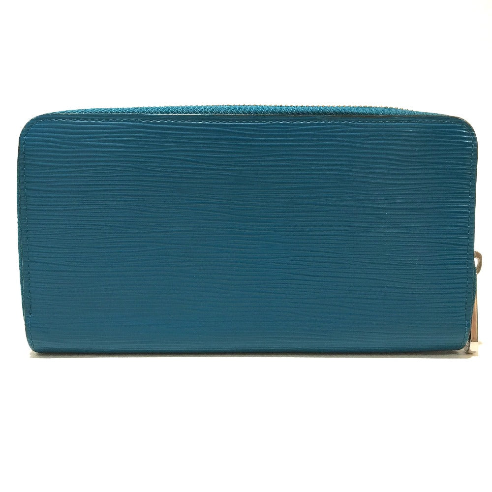 LOUIS VUITTON Long Wallet Purse M60311 Epi Leather blue Epi Zippy wallet