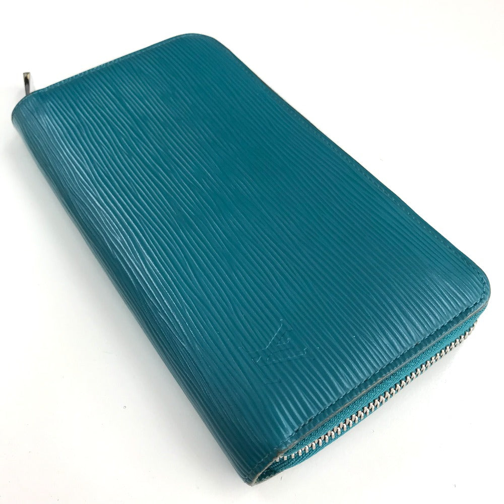 LOUIS VUITTON Long Wallet Purse M60311 Epi Leather blue Epi Zippy wallet