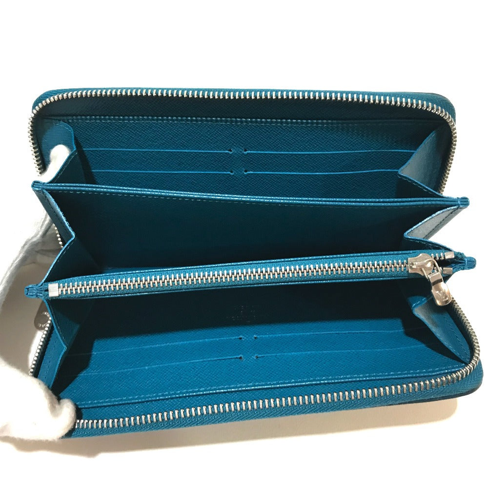 LOUIS VUITTON Long Wallet Purse M60311 Epi Leather blue Epi Zippy wallet