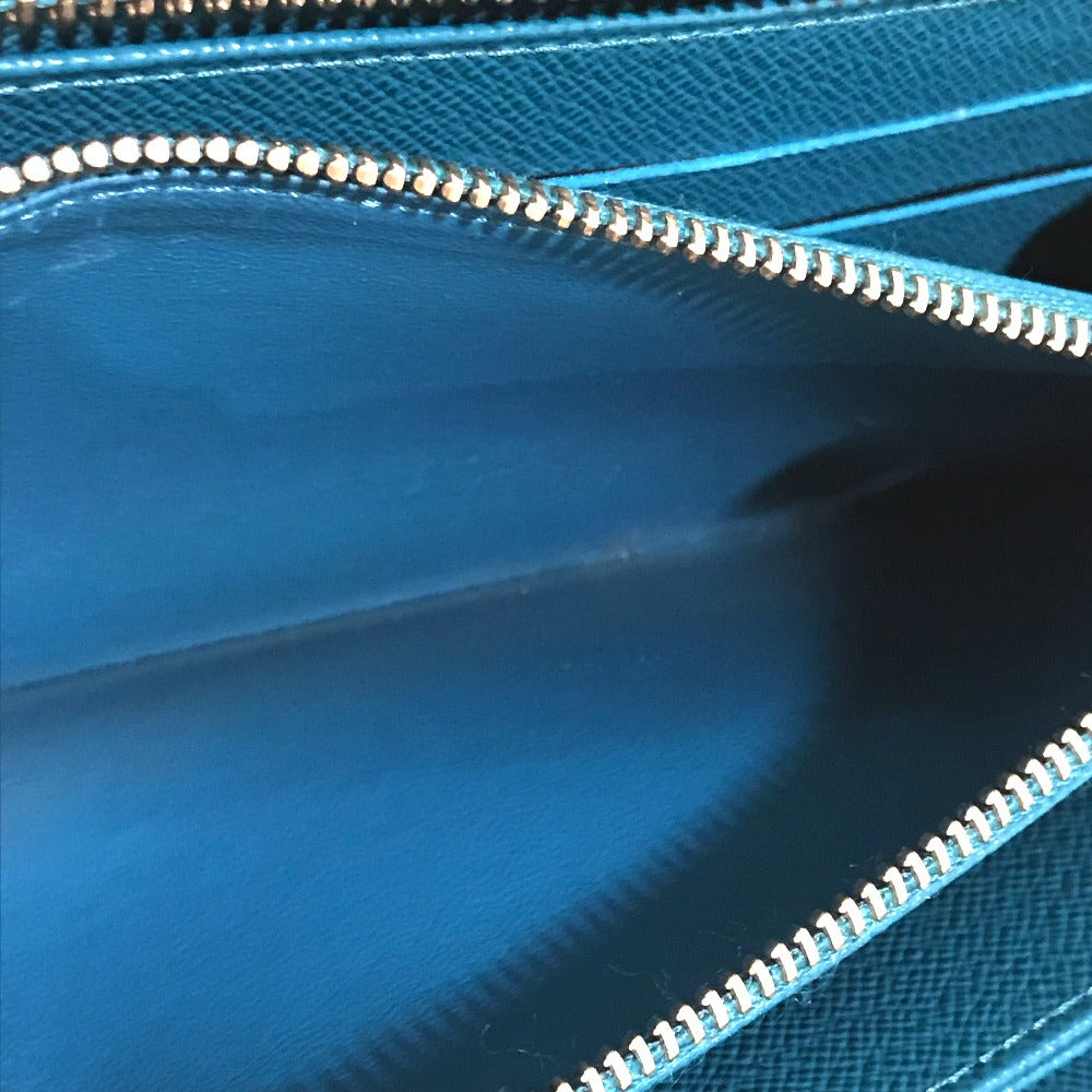 LOUIS VUITTON Long Wallet Purse M60311 Epi Leather blue Epi Zippy wallet