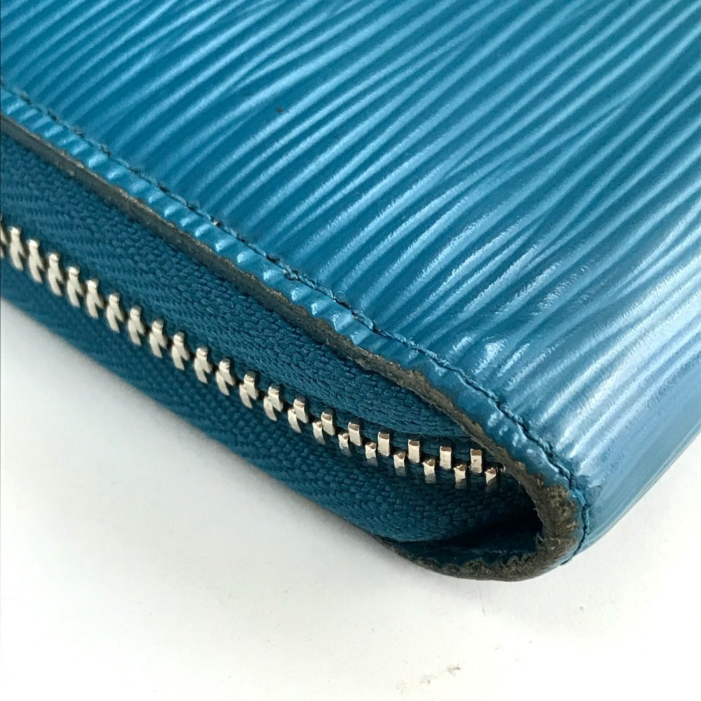 LOUIS VUITTON Long Wallet Purse M60311 Epi Leather blue Epi Zippy wallet