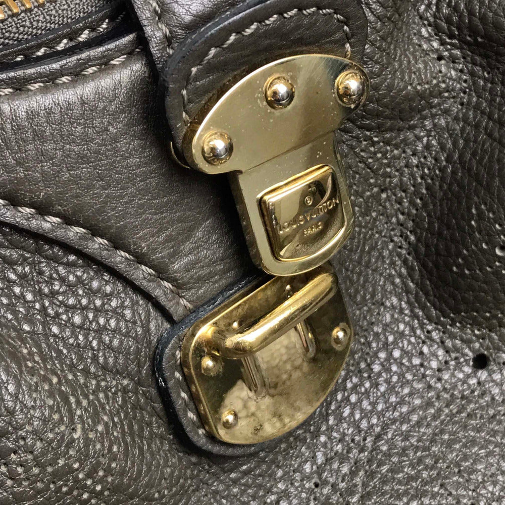LOUIS VUITTON Shoulder Bag M95768 monogram mahina leather gray Monogram Mahina XS Women Used Authentic