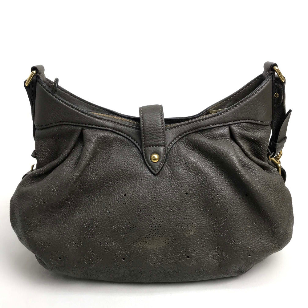 LOUIS VUITTON Shoulder Bag M95768 monogram mahina leather gray Monogram Mahina XS Women Used Authentic