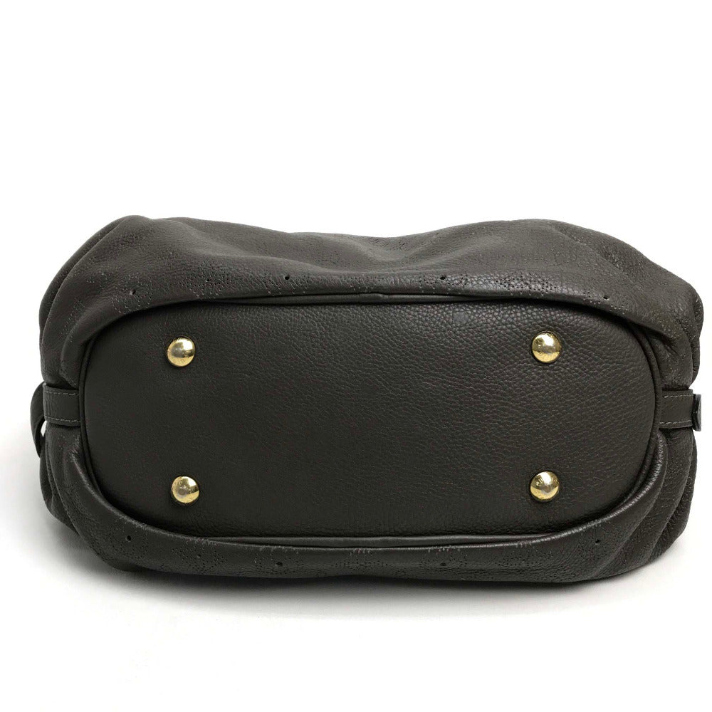 LOUIS VUITTON Shoulder Bag M95768 monogram mahina leather gray Monogram Mahina XS Women Used Authentic