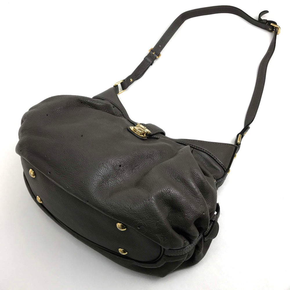 LOUIS VUITTON Shoulder Bag M95768 monogram mahina leather gray Monogram Mahina XS Women Used Authentic