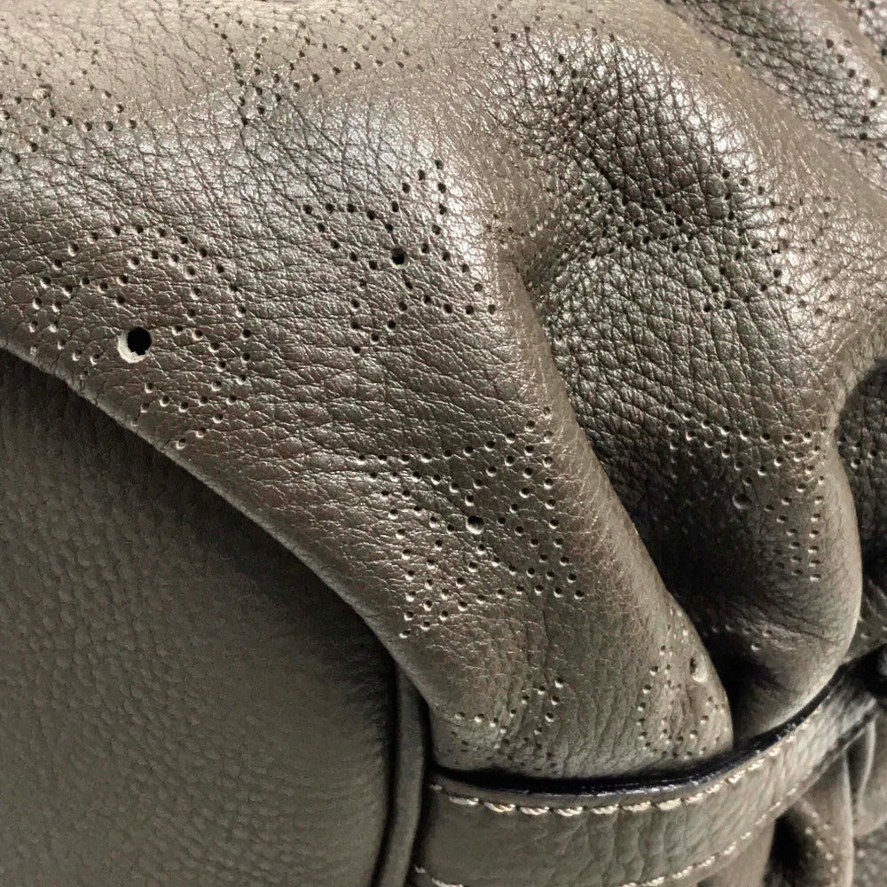 LOUIS VUITTON Shoulder Bag M95768 monogram mahina leather gray Monogram Mahina XS Women Used Authentic