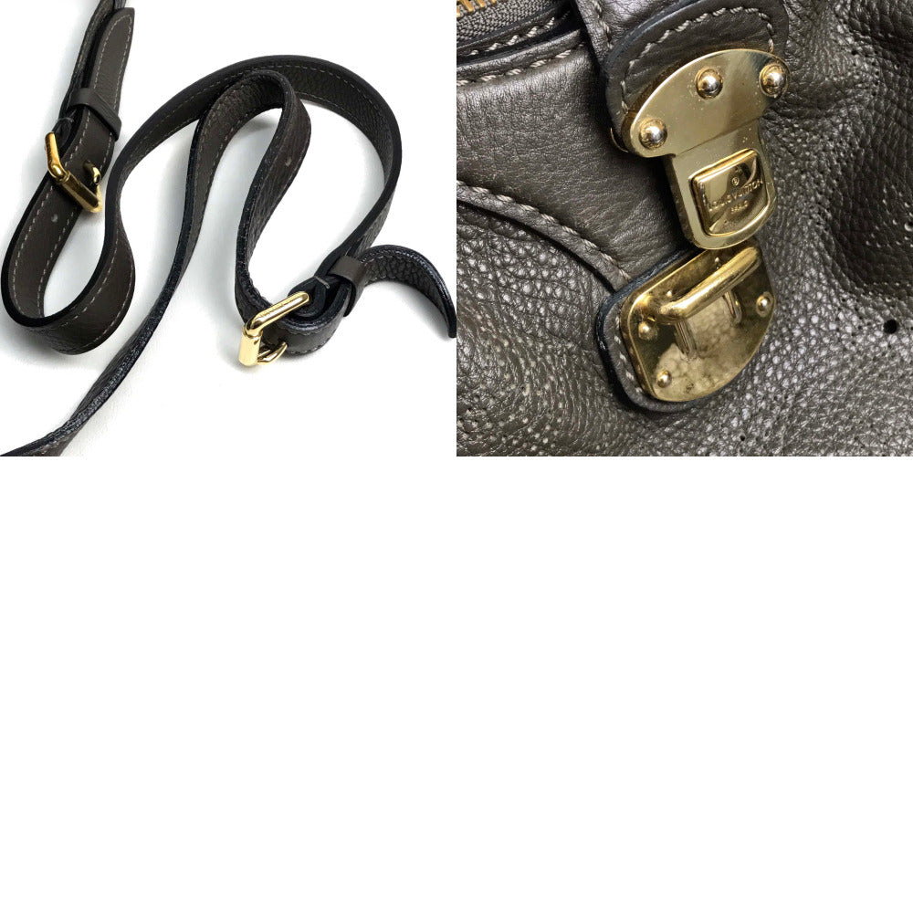 LOUIS VUITTON Shoulder Bag M95768 monogram mahina leather gray Monogram Mahina XS Women Used Authentic