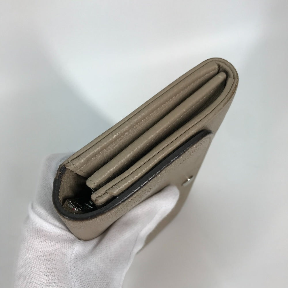 LOUIS VUITTON Long Wallet Purse M60144 Mahina leather beige Monogram Mahina Portefeuille Iris