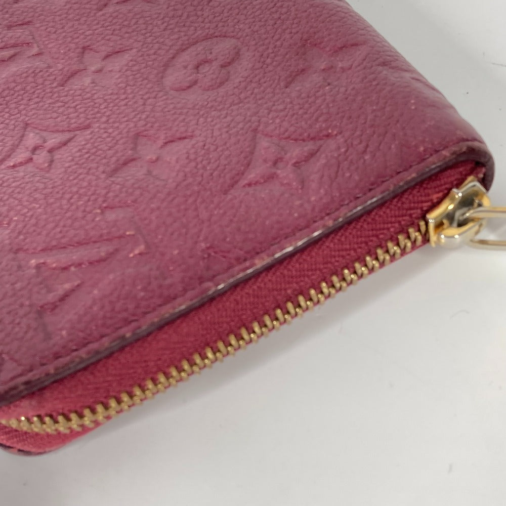 LOUIS VUITTON Long Wallet Purse M60359 Monogram Ann Platt Leather Red Monogram Ann Platt Portefeuille Wallet Ron