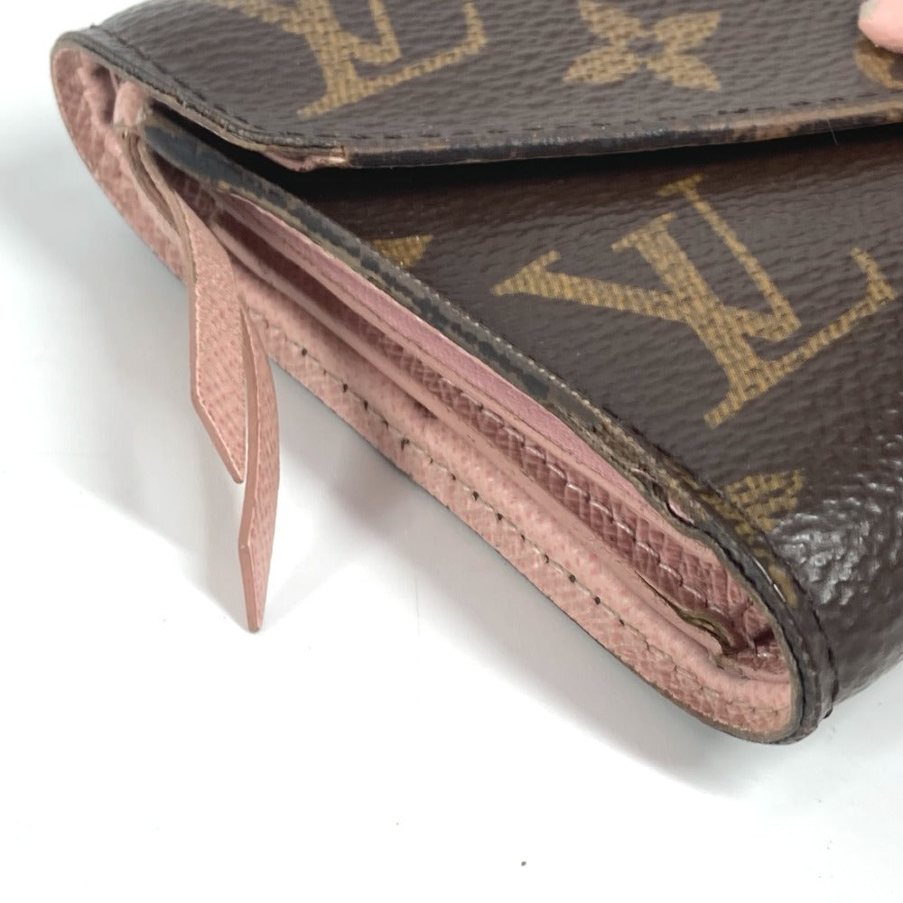 LOUIS VUITTON Trifold wallet M62360 Monogram canvas Brown Monogram Portefeuille Victorine