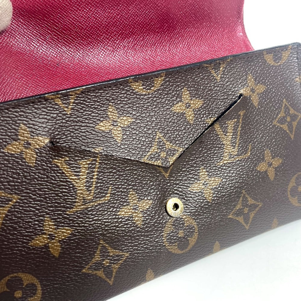 LOUIS VUITTON Long Wallet Purse M62155 Monogram canvas Brown Monogram Portefeuille Jeanne