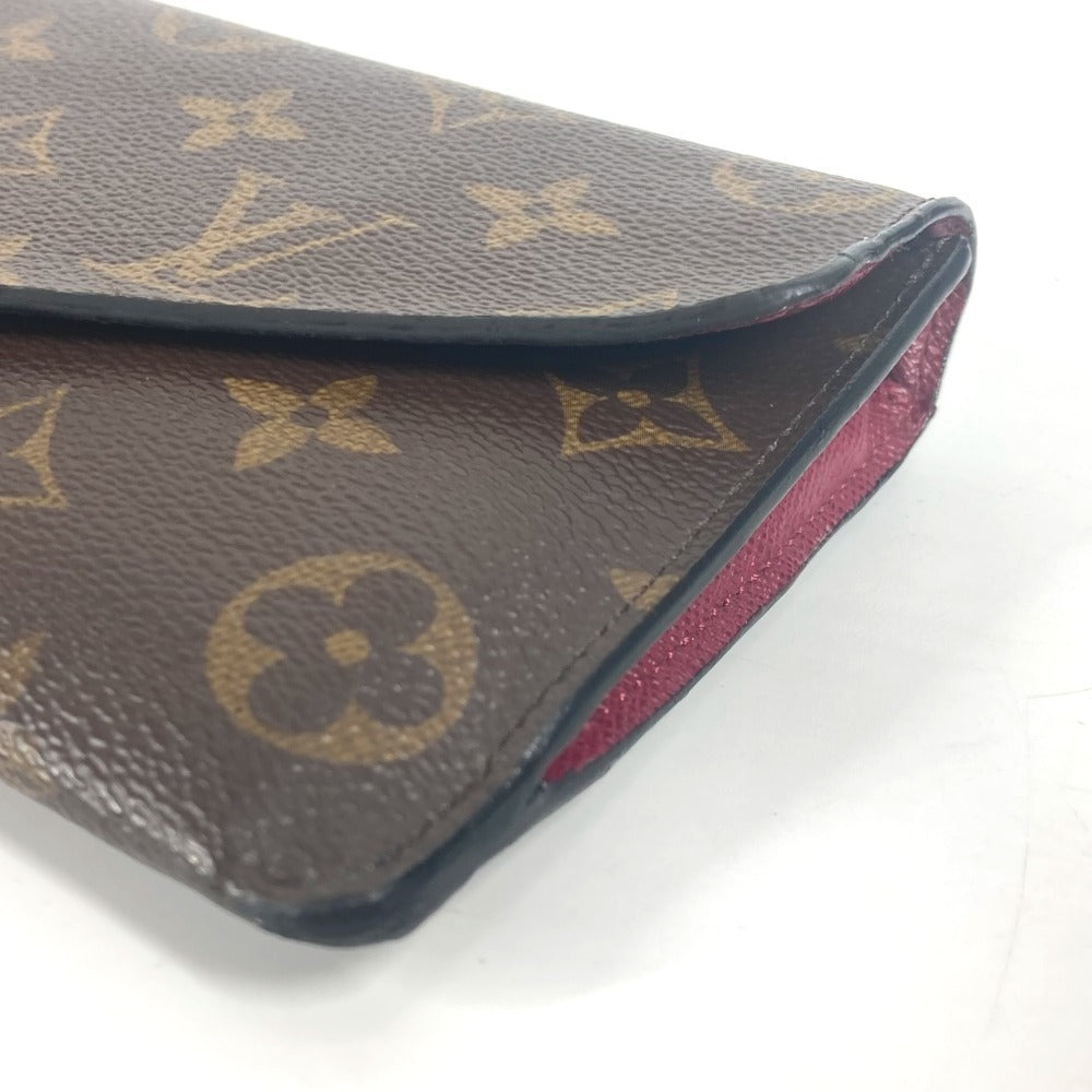 LOUIS VUITTON Long Wallet Purse M62155 Monogram canvas Brown Monogram Portefeuille Jeanne