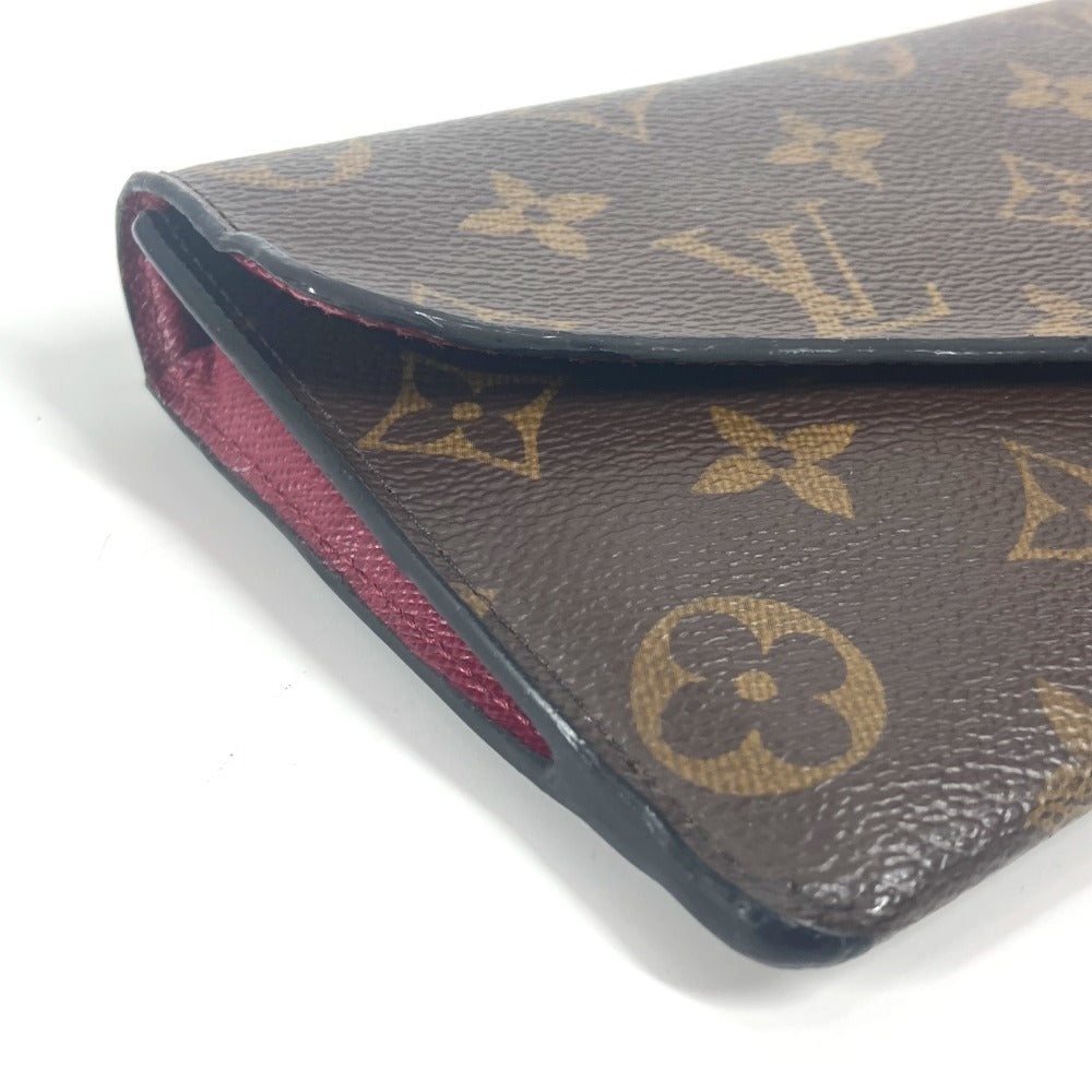 LOUIS VUITTON Long Wallet Purse M62155 Monogram canvas Brown Monogram Portefeuille Jeanne