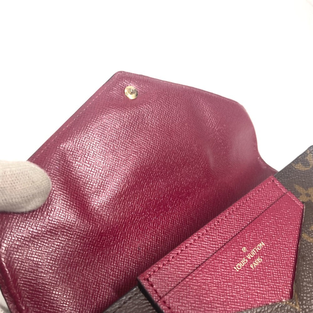 LOUIS VUITTON Long Wallet Purse M62155 Monogram canvas Brown Monogram Portefeuille Jeanne