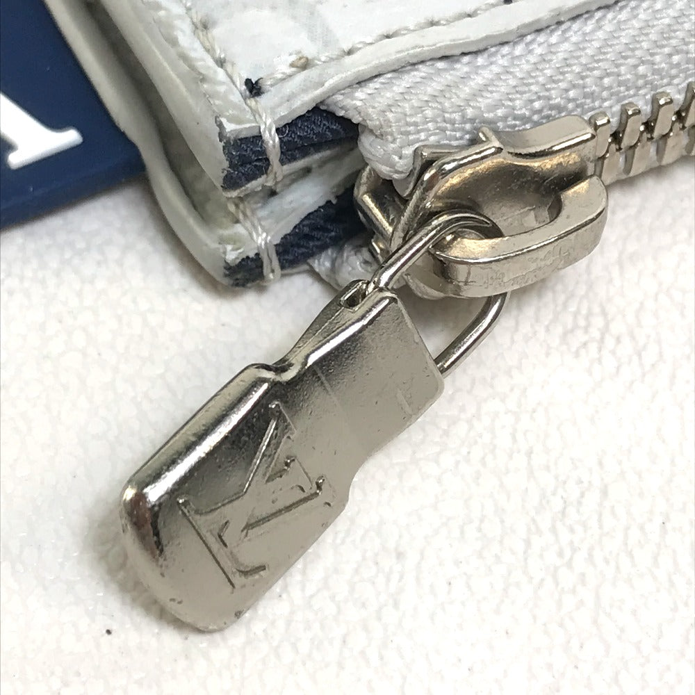 LOUIS VUITTON Clutch bag M61745 Monogram canvas Gray x red x navy Monogram white Pochette Jules PM