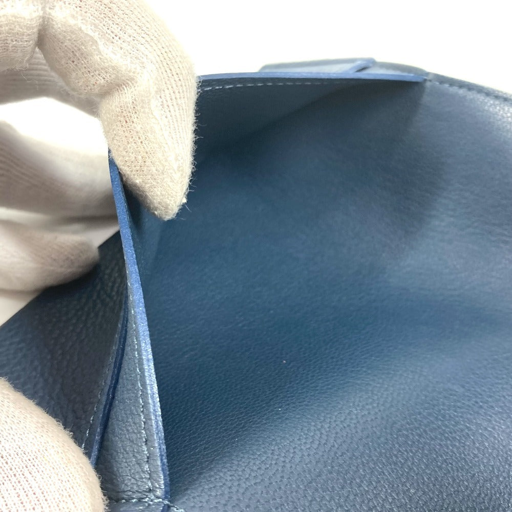 LOUIS VUITTON Note cover leather Navy Books Notepads logo