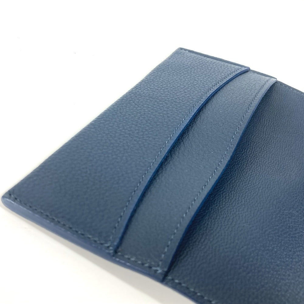LOUIS VUITTON Note cover leather Navy Books Notepads logo