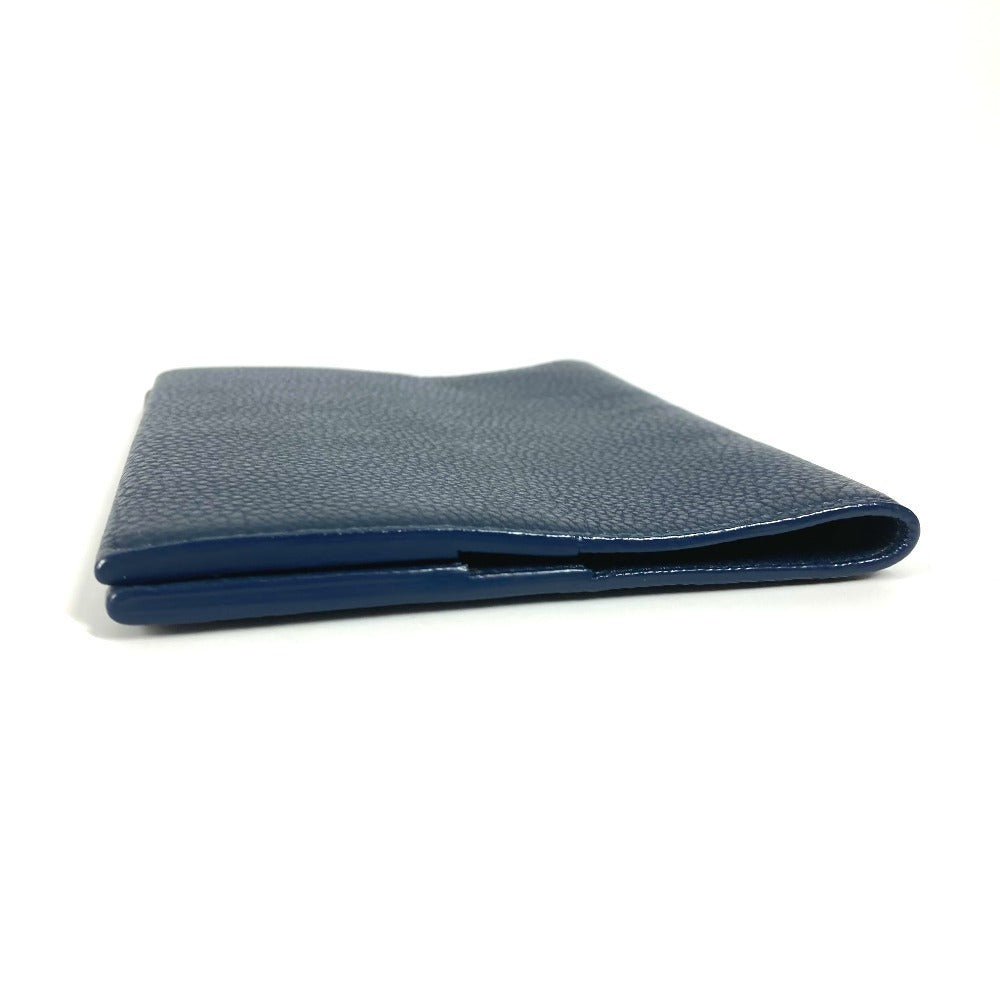 LOUIS VUITTON Note cover leather Navy Books Notepads logo