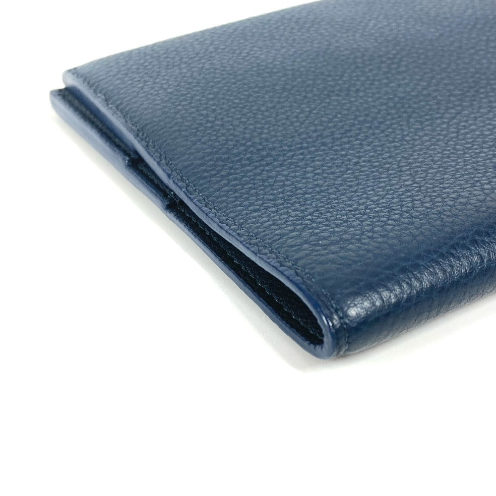 LOUIS VUITTON Note cover leather Navy Books Notepads logo