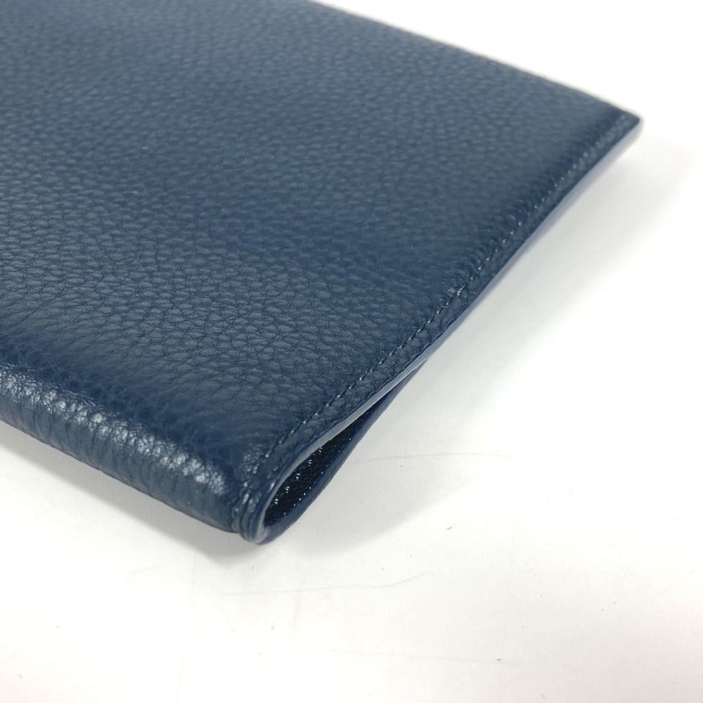 LOUIS VUITTON Note cover leather Navy Books Notepads logo