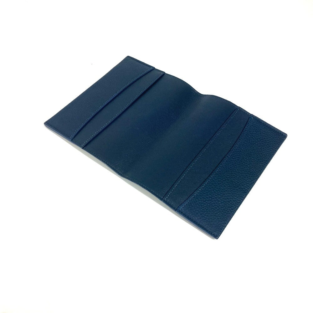 LOUIS VUITTON Note cover leather Navy Books Notepads logo