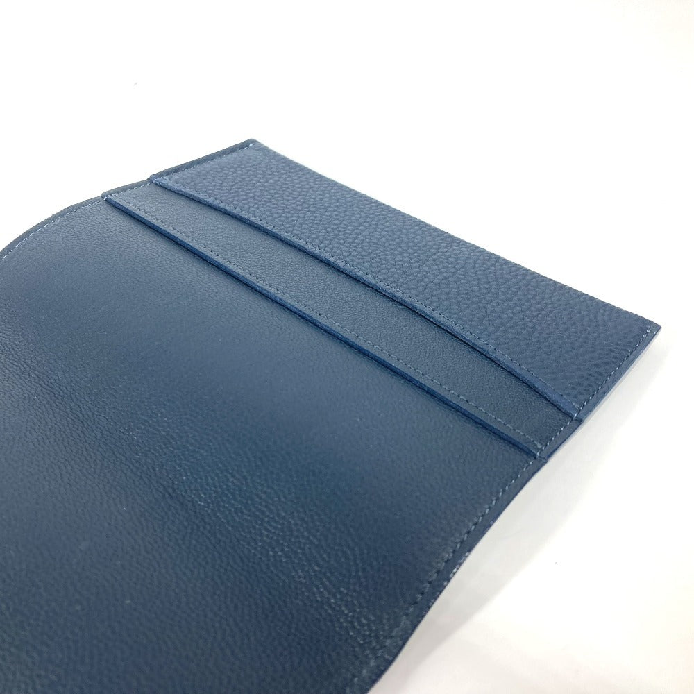 LOUIS VUITTON Note cover leather Navy Books Notepads logo