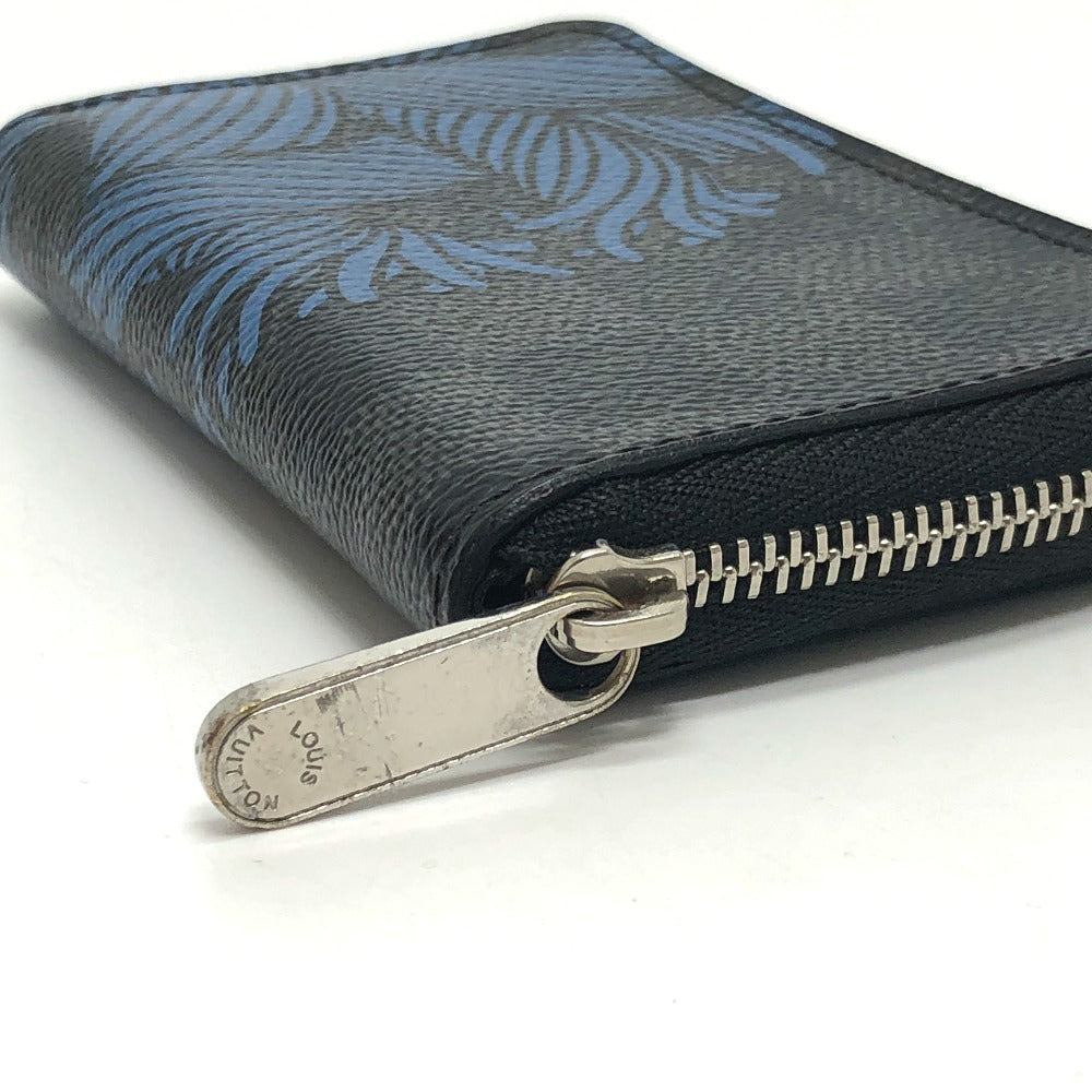 LOUIS VUITTON Coin case N41687 Damier Grafitto Canvas black Damier Grafitte Christopher Nemeth Zippy