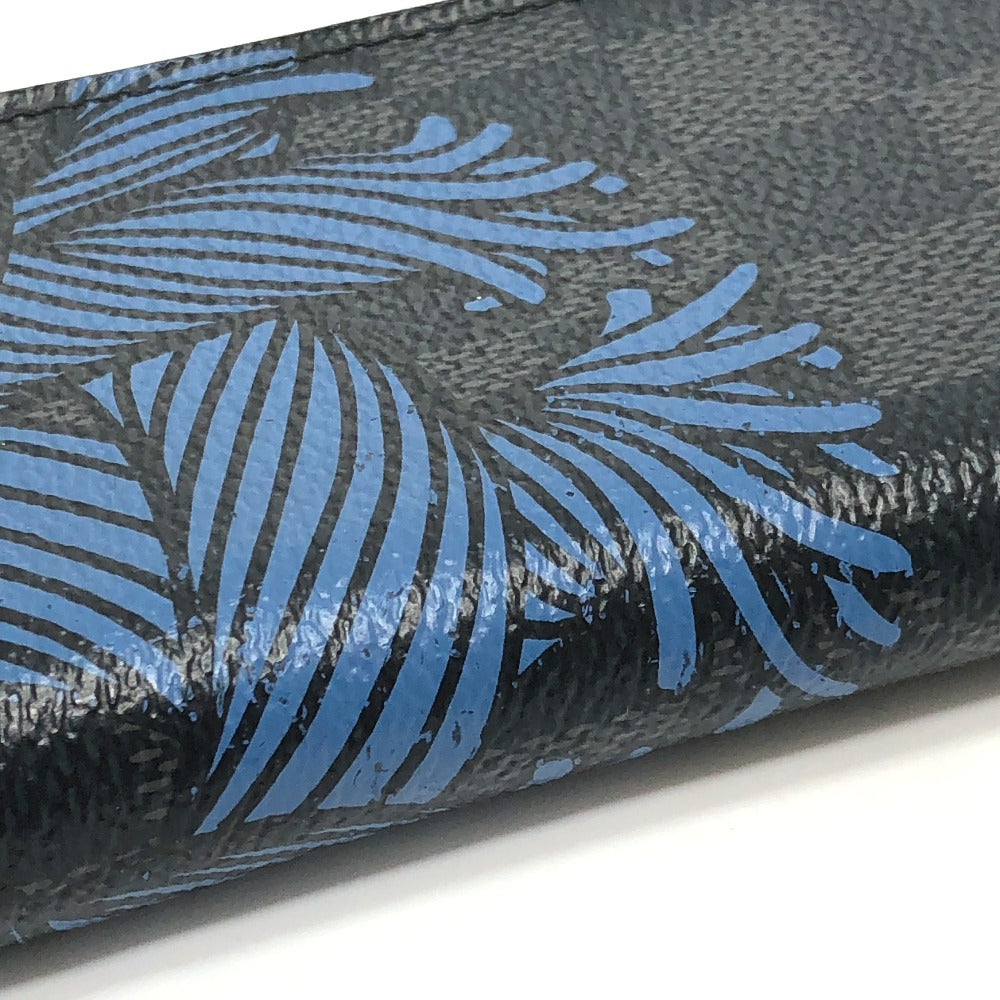 LOUIS VUITTON Coin case N41687 Damier Grafitto Canvas black Damier Grafitte Christopher Nemeth Zippy