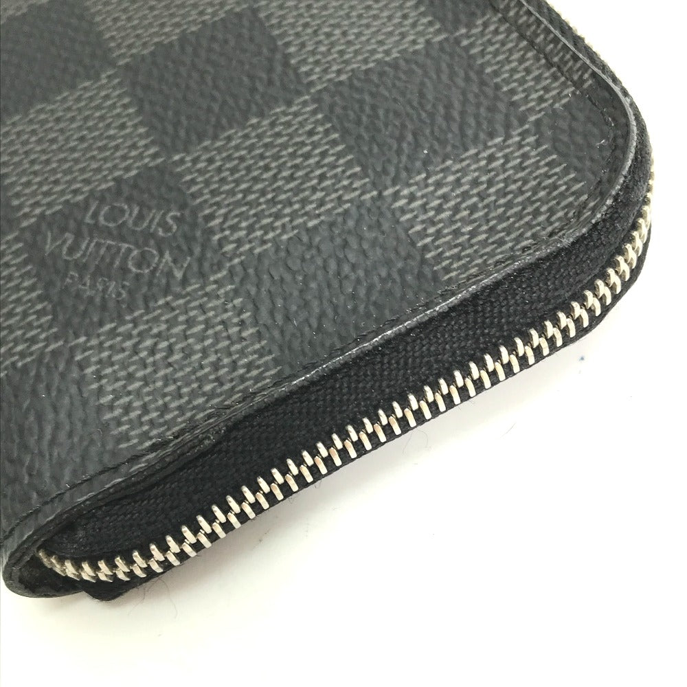 LOUIS VUITTON Coin case N61237 Damier Grafitto Canvas black Damier Grafitte Porto Monnaie